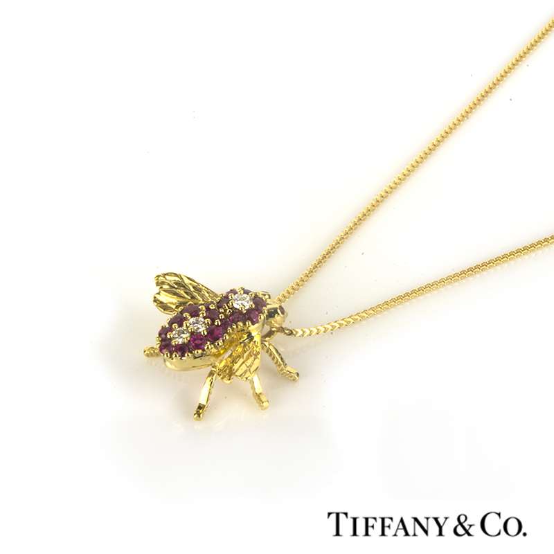 bumble bee necklace tiffany